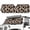 Brown Cow Print, variant on Garronmavis Hunting Tree Camo Forest Windshield Sun Shade for Jeep Wrangler TJ JK JKU 1997-2018, Foldable Windshield Sun Visor Blocks UV Rays