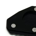 thumbnail image 4 of BMW G310GS 2017-2018 Motorcycle Kickstand Widened Base Pad - Aluminum Anti-Sink Stabilizer with Patent Pending Design, Rounded Edges, Weatherproof & Durable, Provides Firm Flat Surface for Stability,, 4 of 5