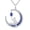E-Blue Moon, variant on Cat Necklace for Women Men 925 Sterling Silver Cat Pendant Necklace