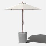 Veradek Outdoor Umbrella Side Table Gray All-Weather Outdoor Patio ...