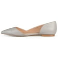 thumbnail image 2 of Journee Womens Cortni Slip On Pointed Toe D'Orsay Flats, Widths Available, 2 of 8