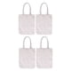 thumbnail image 1 of Bolsas en blanco de 4 piezas bolsas de compras en blanco bolsas de compras en blanco bolsas de comestibles en blanco, 1 of 6