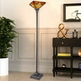 thumbnail image 4 of Tiffany Style Floor Lamp Torchiere Uplight 70" Tall, 4 of 6