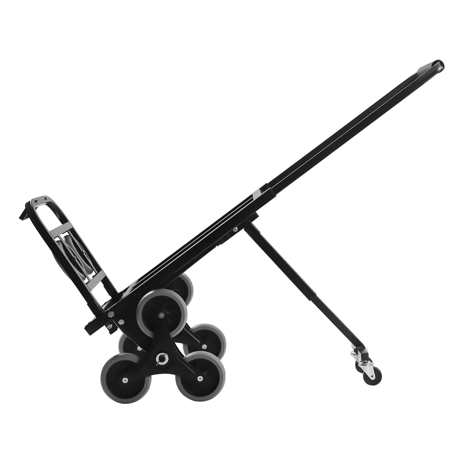 Foldable Climbing Cart, Heavy Duty Folding Hand Truck Dolly Cart with Telescoping Handle, for Offices, Campsites, Event Venues, Catering, Moving, Express Delivery, Warehouses, and Laundry