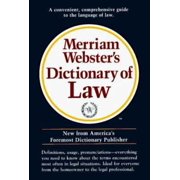 Merriam-Webster Dictionary of Law (Paperback) by Merriam-Webster