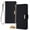 Black, variant on TECH CIRCLE For Google Pixel 8 Wallet Case for Women, PU Leather RFID Blocking Card Holder Shockproof Protective Magnetic Stand Case with Detachable Crossbody Strap Wrist Chain,Purple