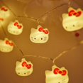 thumbnail image 3 of Cross-border new Hello Kitty lamp string preferred LED girl heart room ins style room decoration lamp atmosphere lamp, 3 of 5