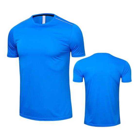 YunPes Boys Athletic Quick Dry Shirt Youth Kids Dry Fit T Shirts Slim Fit Short Sleeve Rash Guard Performance Sports Undershirt