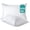 Queen (Pack of 2), variant on Queen Size Pillows Set Of 2 - Fluffy & Supportive Down Alternative With Zippered Cotton Cover Breathable And Cool For All Sleeping Positions Machine Washable 20"x30"