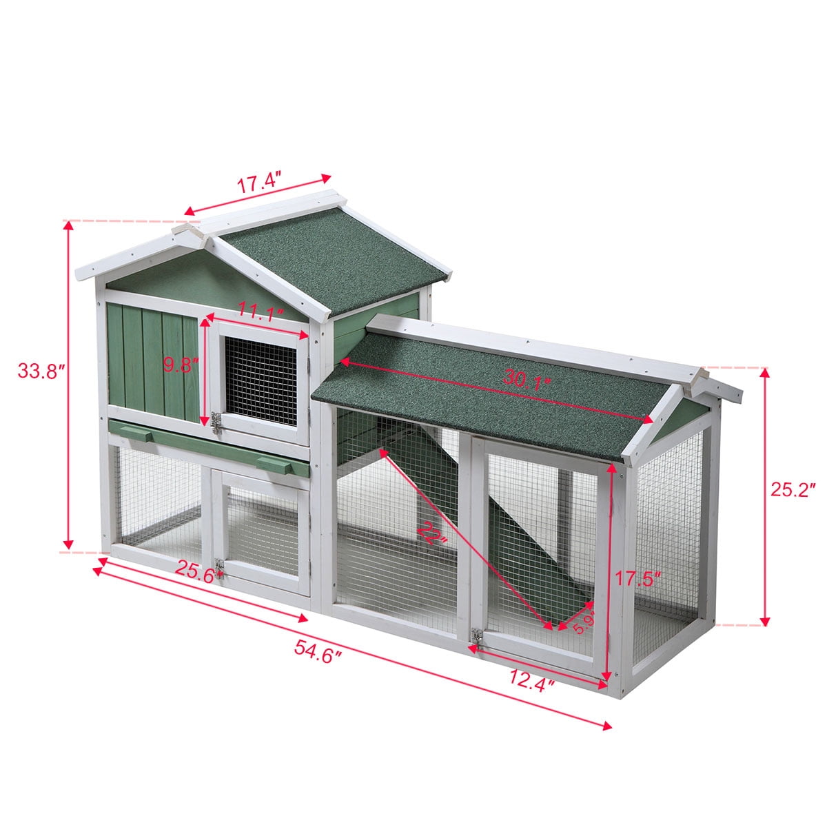Veryke Indoor Rabbit Hutch, Rabbit Cage, Wooden Bunny Cages with Run Hen Coop, Rabbit House Backyard Shelter, Gray Veryke Indoor Rabbit Hutch, Rabbit Cage, Wooden Bunny Cages with Run Hen Coop, Rabbit House Backyard Shelter, Gray