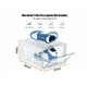 thumbnail image 3 of Zapatera Apilable Cajas De Plástico Contenedor Plegable 2pcs Xtellar blanco, 3 of 4