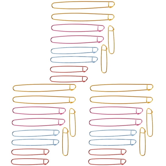 30 Pcs Alloy Knitting Holders Set for Yarn, Crochet Needles, Random Colors Included, and Lightweight Tools