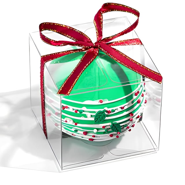 Cajas de almacenamiento de alimentos ROSPAKTEK, paquete de 50 unidades, 7,5 x 7,5 x 7,5 cm, transparentes