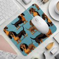 thumbnail image 2 of Dachshund Printed Desk Mat Mousepad, Non-Slip Rubber Bottom, 8.3x9.8 Inch, Suitable for Office and Gaming, 2 of 6