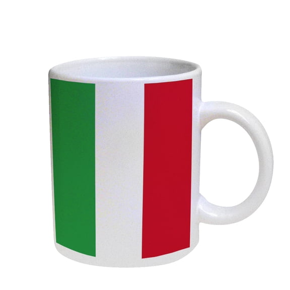 KuzmarK Coffee Cup Mug Pearl Iridescent White - Italian