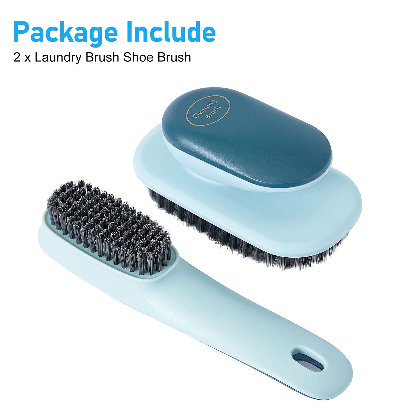 3pcs Household Multifunctional Cleaning Brush Set For Shoes And Laundry  With 3-side Soft Bristles, No Damage To Shoes