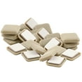 thumbnail image 1 of Super Sliders 1" Square Self-Stick Furniture Sliders for Carpet, Beige (24 Pack), 1 of 5