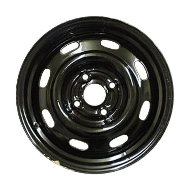 Action Crash Parts, 14 X 5.5 Reconditioned OEM Steel Wheel, Black, Fits