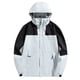 thumbnail image 2 of Chaquetas y abrigos casuales con capucha de manga larga para mujer, con gorra desmontable y resistente al viento, gruesa, tres en uno, para deportes al aire libre, cálida, para mujer., 2 of 5