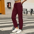 thumbnail image 2 of Seductiva Women's Casual Pants Linen Pants for Women Summer Casual High Waisted Drawstring Lightweight Beach Pant with Pockets Business Work Casual Pants, 2 of 5