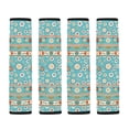 thumbnail image 5 of Chririnla Car Seat Belt Pads Magic Tape Quick Install Seat Belt Shoulder Pad Polyester Waterproof, Suitable for SUV Sedan, Retro Floral Pattern, 5 of 8