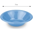 thumbnail image 3 of DecorRack 24 Small Disposable Plastic Bowls, 7 inch Party Bowls, Light Blue (Pack of 24), 3 of 5