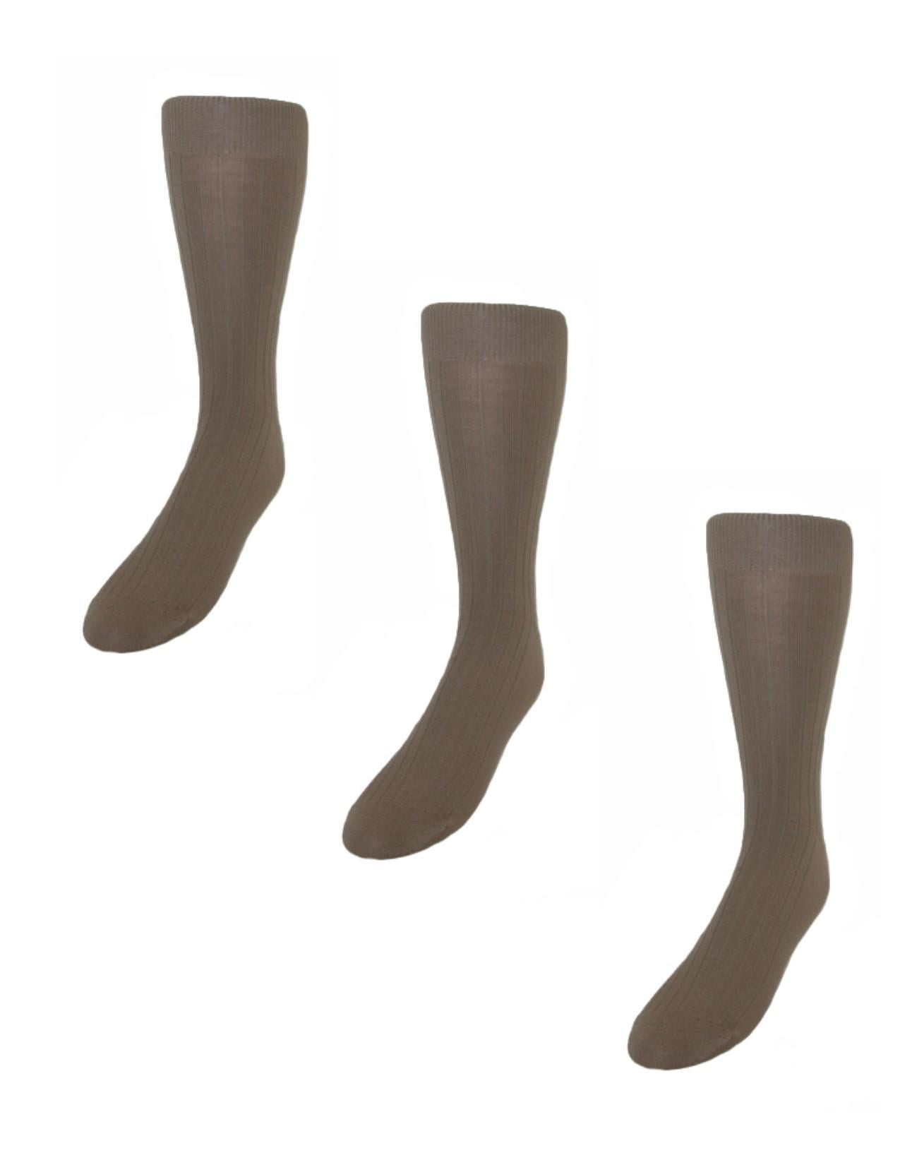 Garment Group Mens Merino Wool Mid Calf Dress Socks Pack of 3