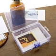 thumbnail image 3 of MYG Large-capacity Transparent Plastic Cosmetics Storage Box Holder Case Container, 3 of 10