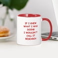 thumbnail image 3 of CafePress - Research Mug - 11 oz Ceramic Mug - Novelty Coffee Tea Cup, 3 of 4
