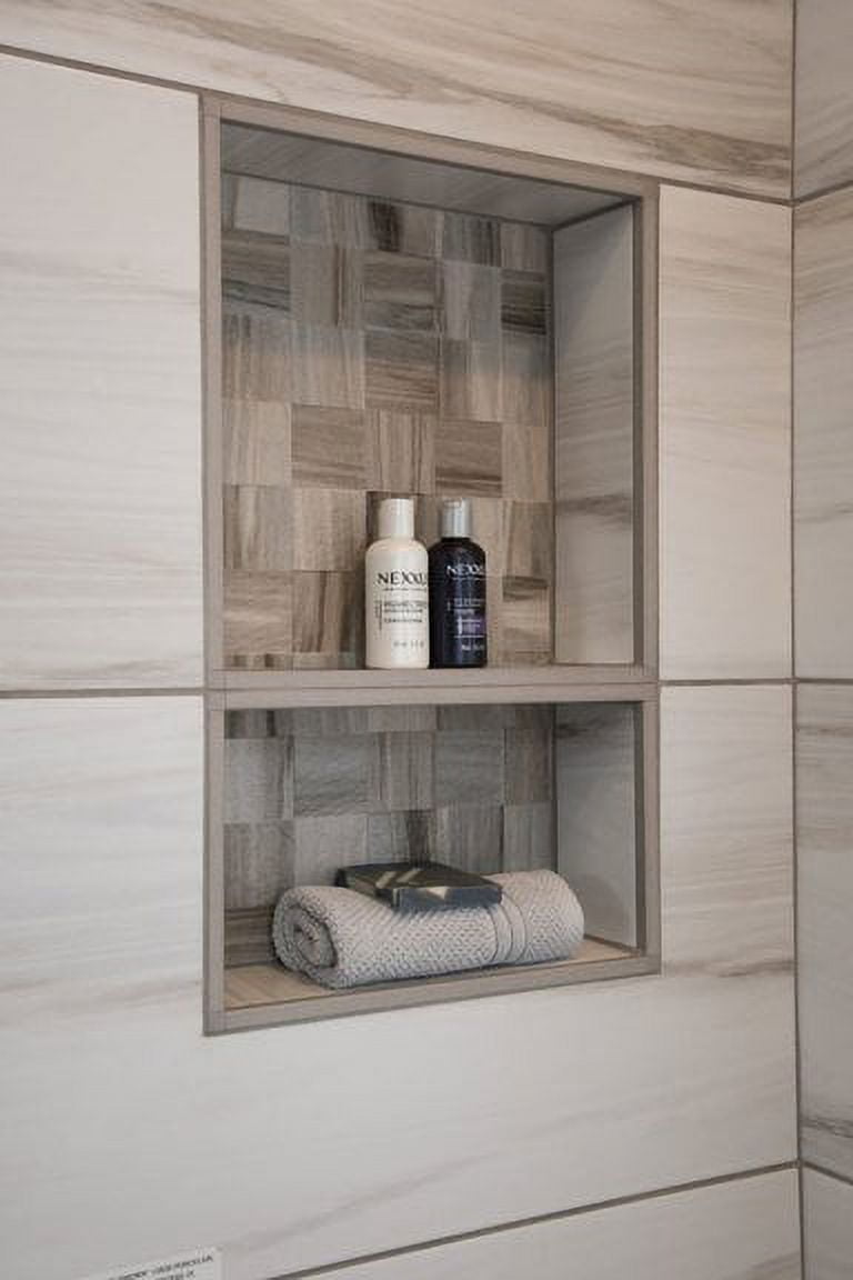 Tileable Preformed Bathroom Shower Niche Recess It Shower Shampoo Shelf  20‘’X32‘’
