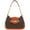 Orange, variant on Michael Kors Small Hally Signature Logo Print Shoulder Bag