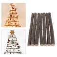 thumbnail image 3 of 7pcs Driftwood Wooden Log Rod Crafts Home Garden Model DIY Brown, 3 of 7