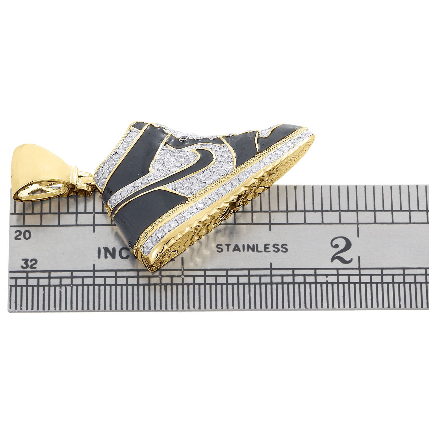 14k/18k Gold Air Jordan IV Style Sneaker Pendant