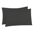 thumbnail image 3 of The Great American Store 1800 Series - 4 PC Brushed Microfiber Waterbed Sheet Set - 15" Deep Pocket Unattached (Solid, Dark Grey , King/Cal King ), 3 of 3