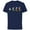 Navy, variant on Disney Minnie Mouse Through the Decades - Short Sleeve Cotton T-Shirt for Adults - Customized-Athletic Heather