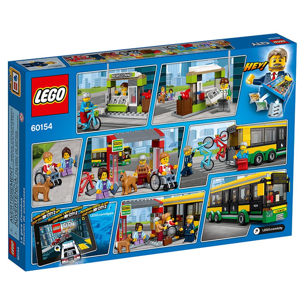 LEGO City Town Bus Station 60154 Building Set (337 Pieces) - image 5 of 8