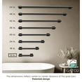 thumbnail image 2 of Gatco 940MX Elevate 12" ADA Compliant Stainless Steel Grab Bar, Matte Black, 2 of 4