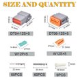 thumbnail image 2 of Conector Deutsch DT gris de 12 pines, 5 juegos, resistente al agua, 2 of 8