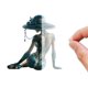 thumbnail image 5 of Elegante adorno de acrílico para escritorio con niña con sombrero Decoración elegante para el hogar, 5 of 6
