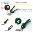 thumbnail image 3 of Cortador de alfombras Scissors C.JET TOOL 10, resistente, acero inoxidable, 3 of 9