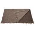 thumbnail image 2 of Nourison Life Styles Solid Charcoal Decorative Throw Blanket, 50" x 60", 2 of 2