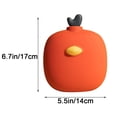 thumbnail image 2 of Red Small Silicone Hot Water Bottle - Microwave - Heatable, Ideal for Hot/Cold Compress & Hand - warming, 2 of 7