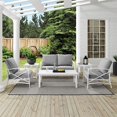 thumbnail image 4 of Crosley Kaplan 6 Piece Patio Sofa Set in Gray and White, 4 of 7