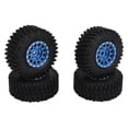 thumbnail image 4 of RC Rubber Tires, RC Wheels And Tires 4pcs Anti Wear Replacement Part  For 1/24 RC Car Red,Blue,Black, 4 of 8