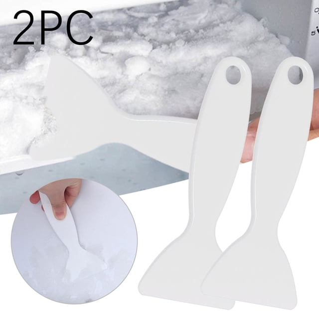 Refrigerator and Freezer Defrosting Tool Kit Efficient Ice Removal Scraper Shovel for Household Cleaning 2PCS