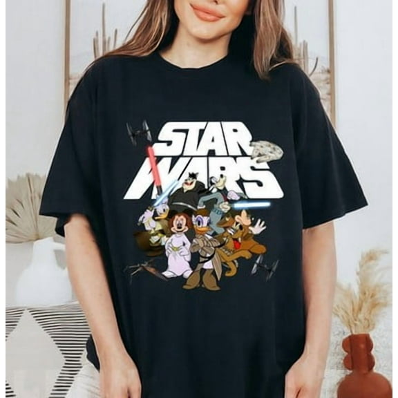 Disney Star War Mickey And Friends Shirt Unisex, S-5XL