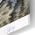 thumbnail image 3 of Epic Art 'Eye-Catching Snow Leopard' by Barbara Keith, Acrylic Glass Wall Art, 24"x12", 3 of 8