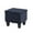 Dark Blue, variant on Holaki 3 in 1 Large Storage Ottoman Bench Set, Combination Tufted Ottoman PU Bench for Living Room, Entryway, Hallway, Bedroom, Black