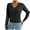 Black, variant on QTBIUQ Sweater Cardigan Sweaters Womens Solid Color V-neck Knitted Sweater Button up Cardigan Top Green