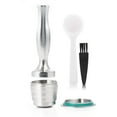 thumbnail image 1 of Tasse capsule à Café Réutilisable, Filtre à Café en Acier Inoxydable, 1 capsule Rechargeable, Convient aux machines à Café de la Série Nespresso, Incluant 1 Marteau, 1 Cuillère et 1 Brosse, 1 of 8